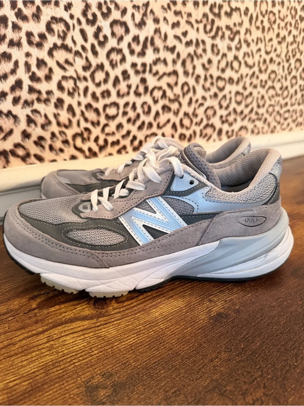 New Balance Kids Gray and Light Gray 990v5 Sneakers